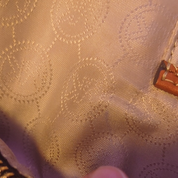 EUC Michael Kors Signature Brown and Tan Shoulder Bag - Picture 11 of 14